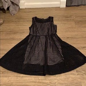 A black Halogen dress